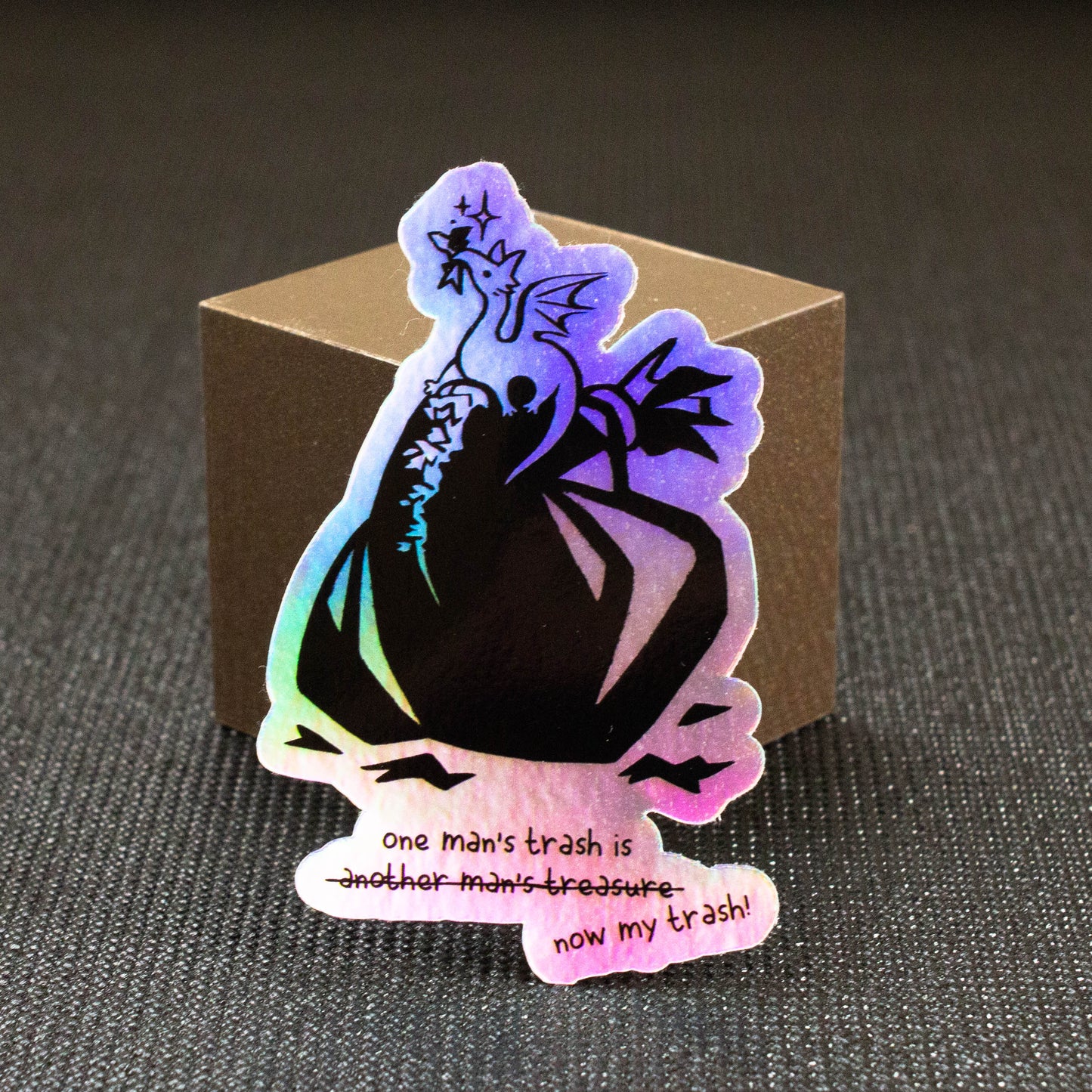 One Man's Trash Holographic Sticker