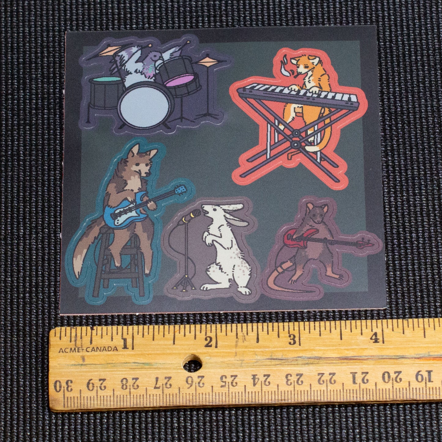 Animal Band Sticker Sheet