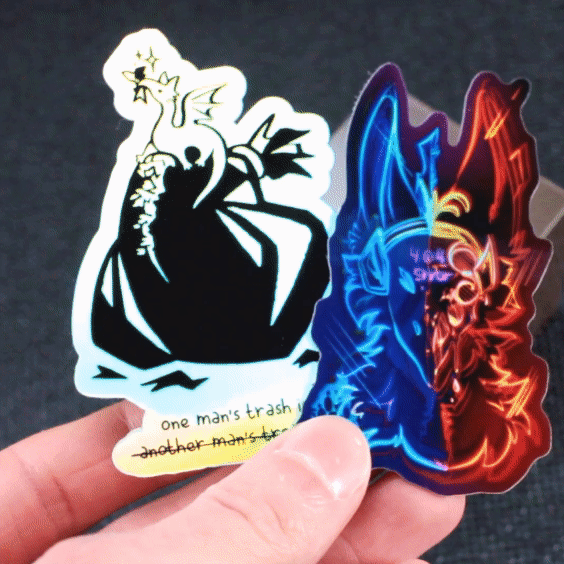Holographic Vinyl sticker