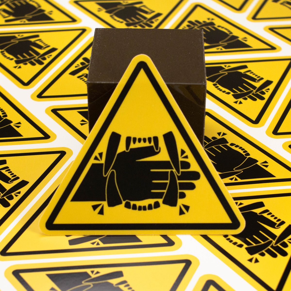 Bite Work Sticker Bite Warning Sticker – Bird Bot Print Shop
