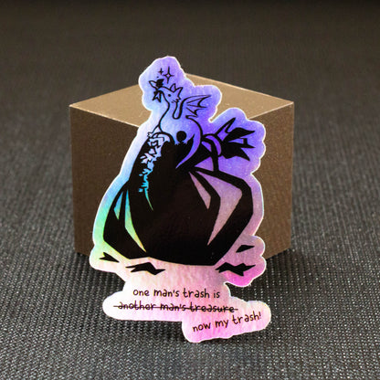One Man's Trash Holographic Sticker