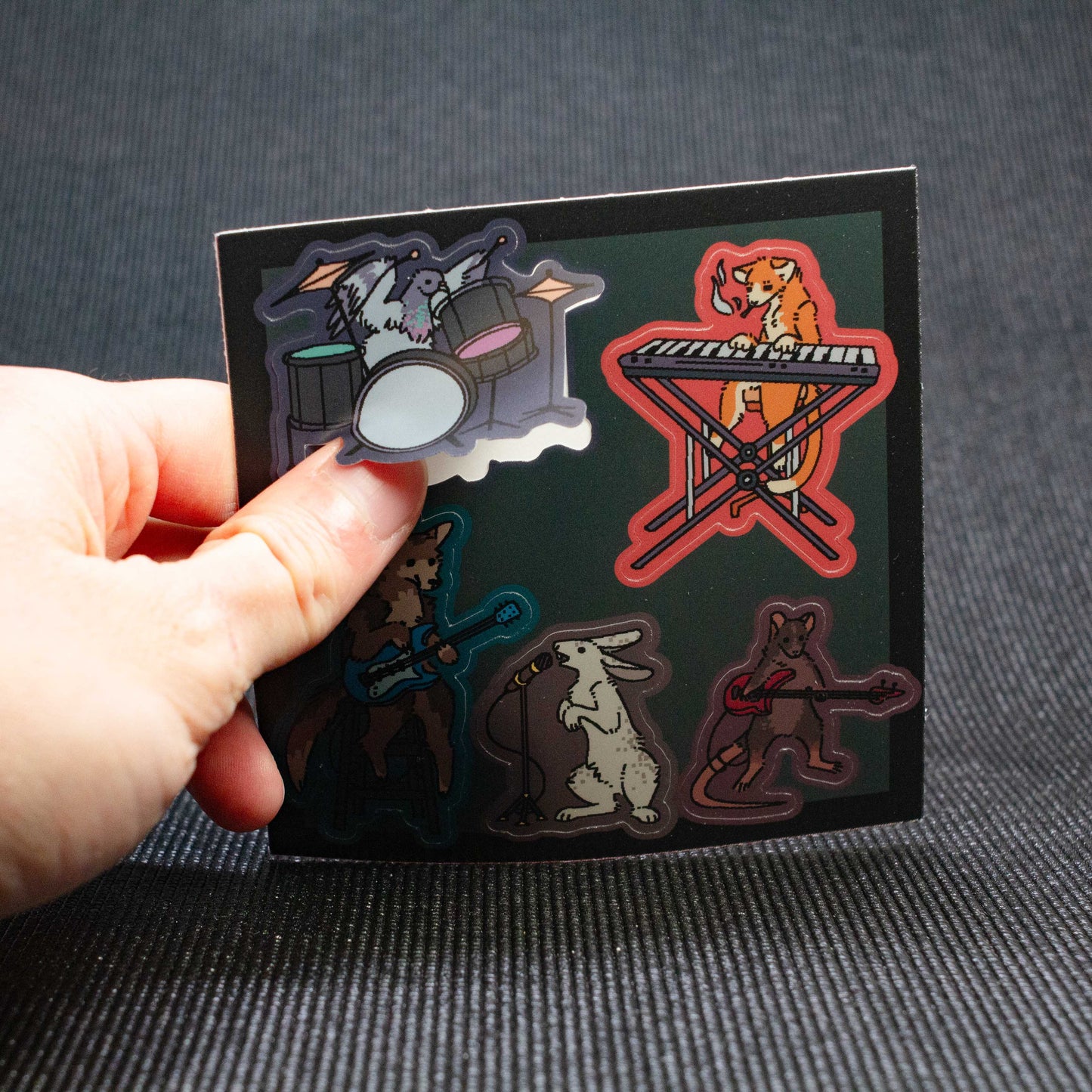 Animal Band Sticker Sheet