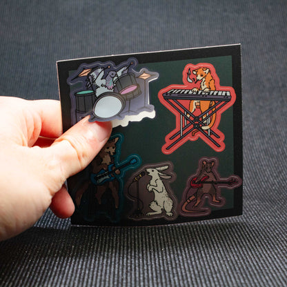 Animal Band Sticker Sheet